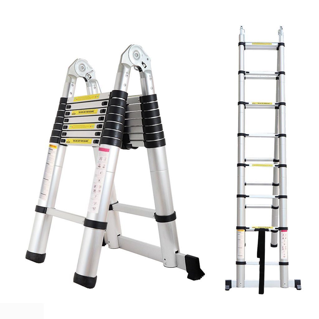 Bowoshen Aluminum Telescoping Extension Ladder