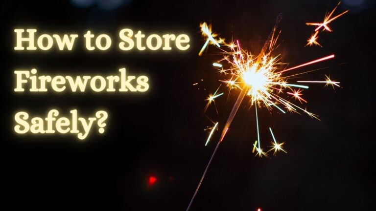 how to store fireworks
